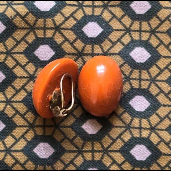 70s Retro Earrings - Picture 2 of 2